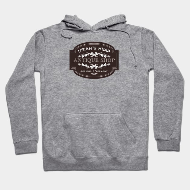 Uriah’s Heap Antique Shop, Jericho, Vermont- Wednesday Addams Hoodie by Kraken Sky X TEEPUBLIC